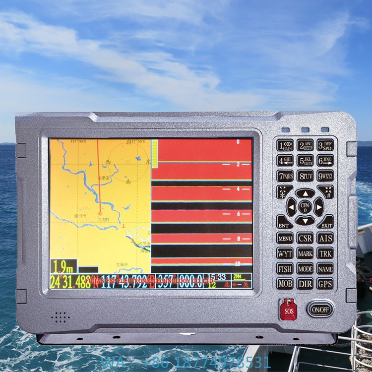 Fish Finder - Kombiner Nawigacyjny Ryboprzynętny Głębokościomierz Ryboprzynętny GPS