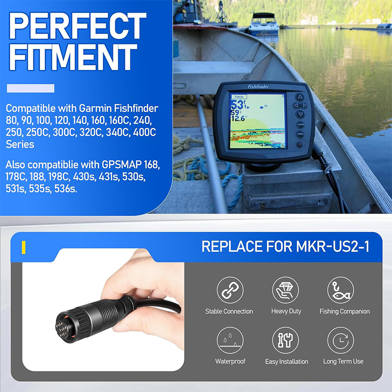 Kabel adapter MKR-US2-1 Uniwer – Fish Finder Cable recenzja i cena