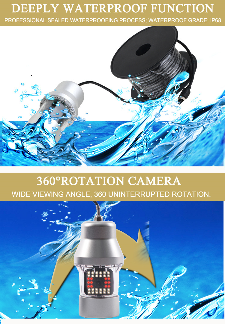 Echosonda 360 °   Obrotowa pod – Fish Finder Cable recenzja i cena