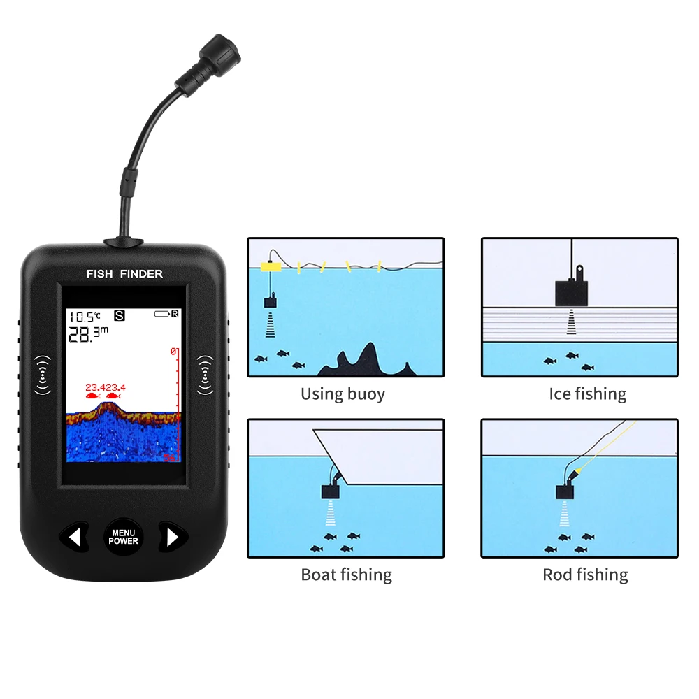 Alarm 100M przenośny echosonda – Fish Finder Portable recenzja i cena