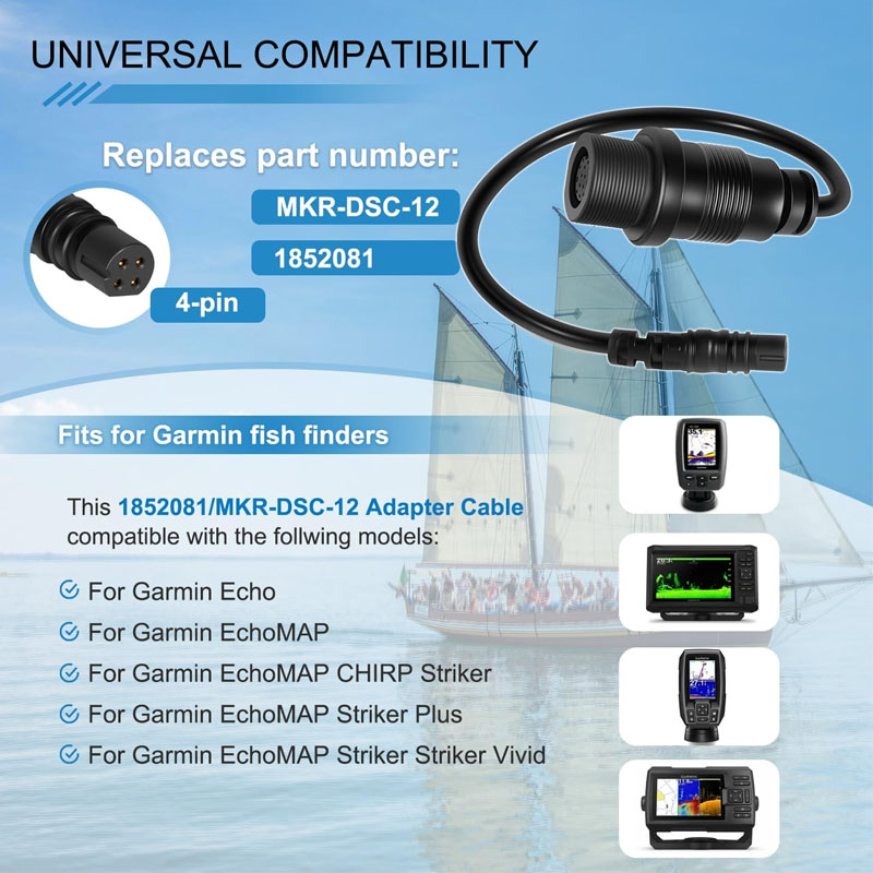 1852081 MKR-DSC-12 4-pinowy ka – Fish Finder Cable recenzja i cena