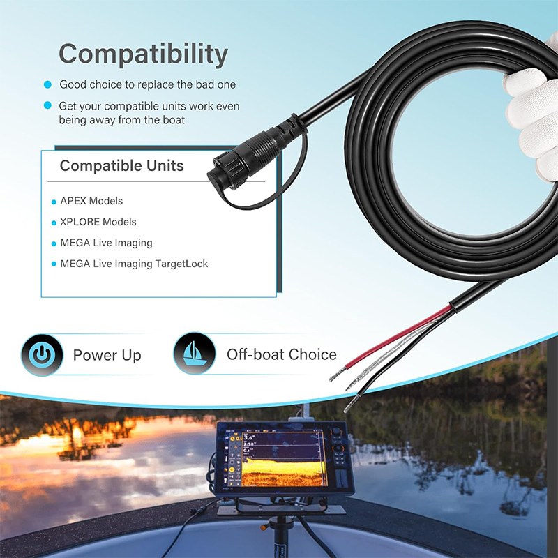 Kabel zasilający 720110-1 PC13 – Fish Finder Cable recenzja i cena